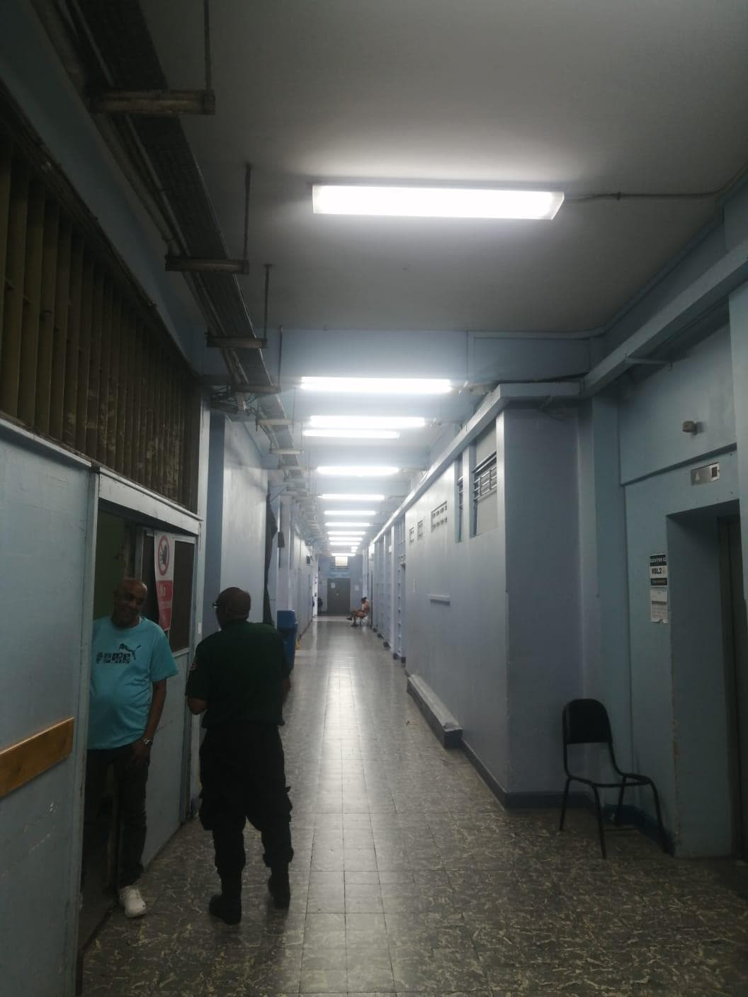 Completed lighting installation